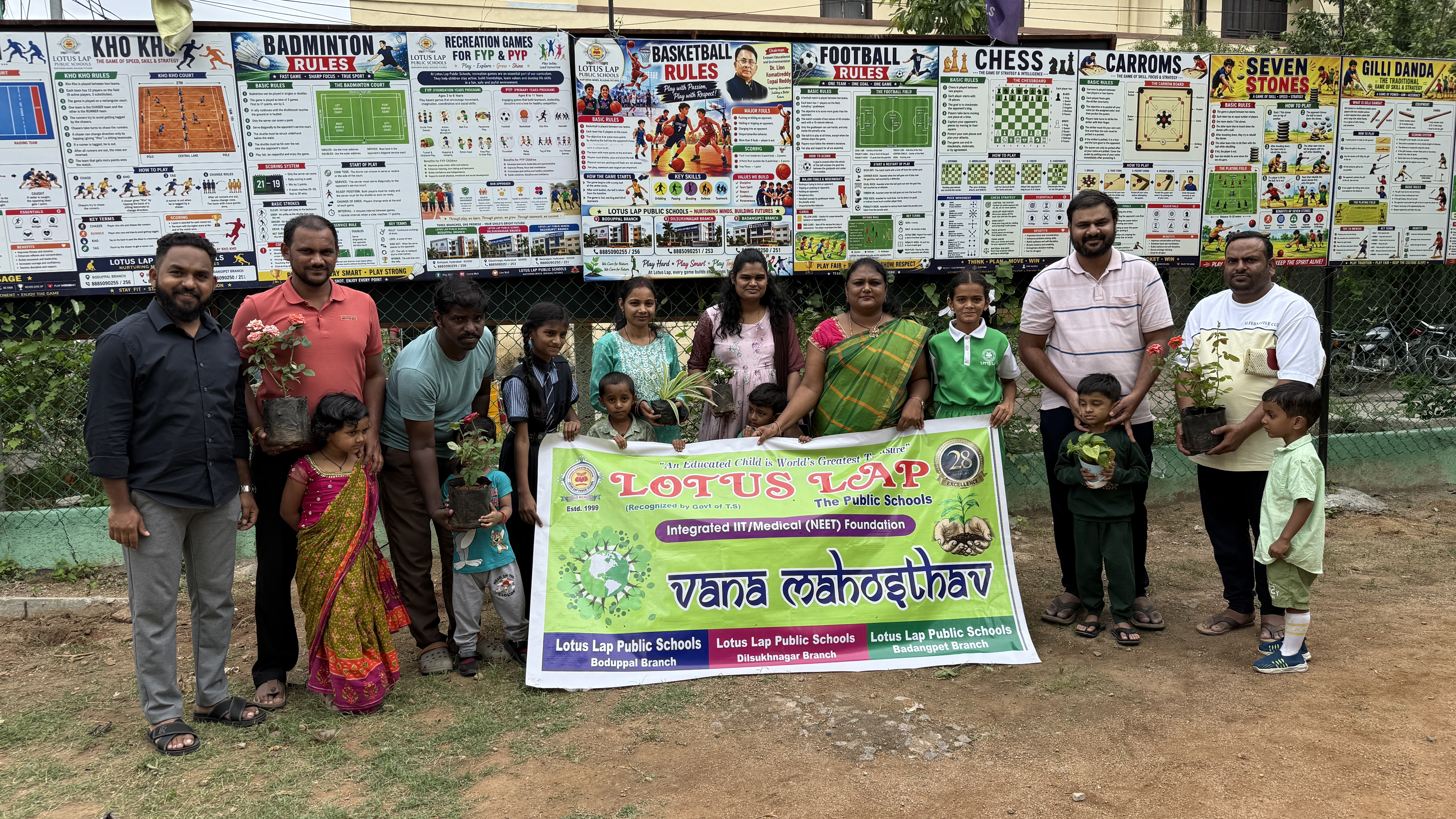 Van Mahotsav Celebration at Lotus Lap Public Schools  Inspiring Young Minds to Become Guardians of Nature