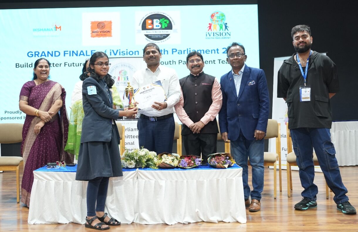 Lotus Lap Public Schools Student Ipshitha Crowned Champion at I Vision Youth Parliament