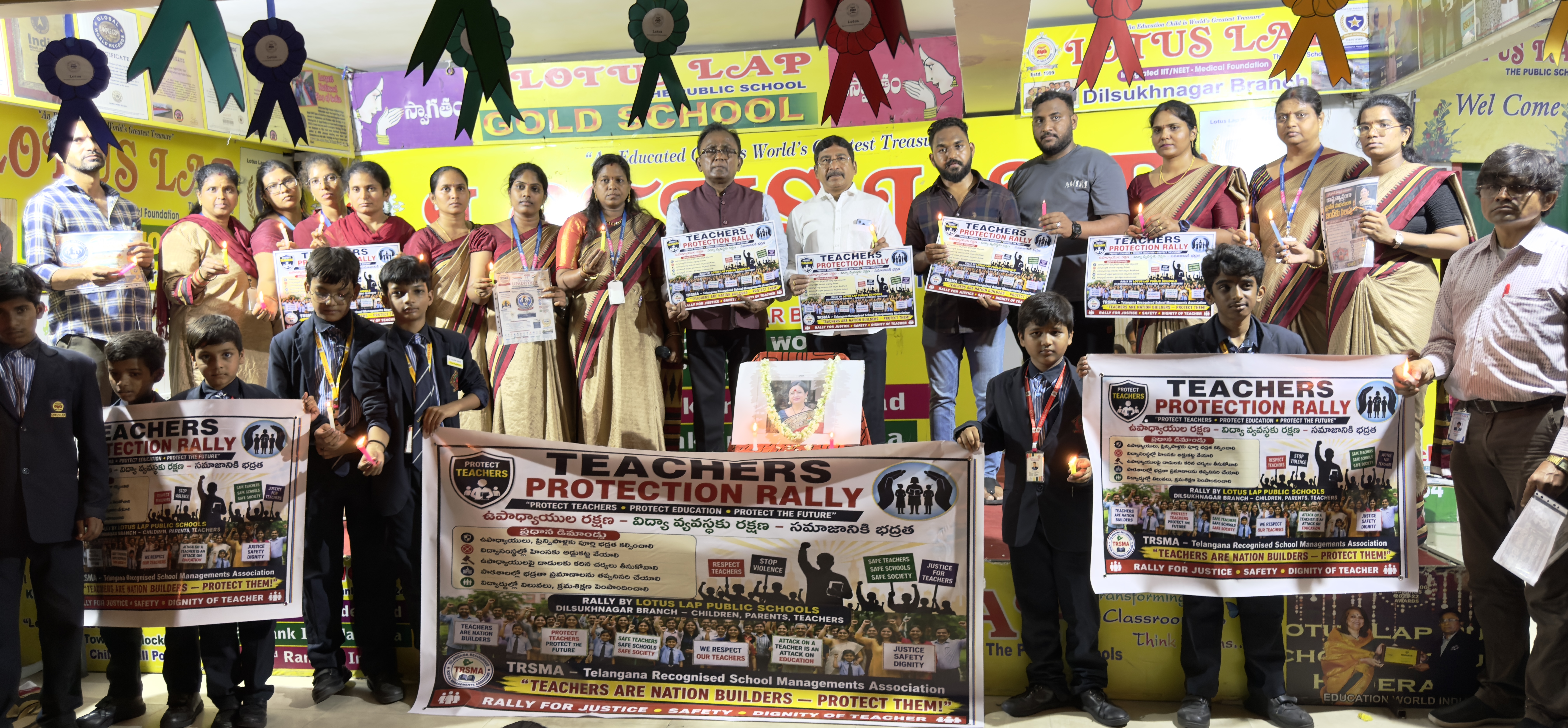 Teacher Protection Candle Rally 2026: A Collective Call for Teacher Safety, Dignity & Respect