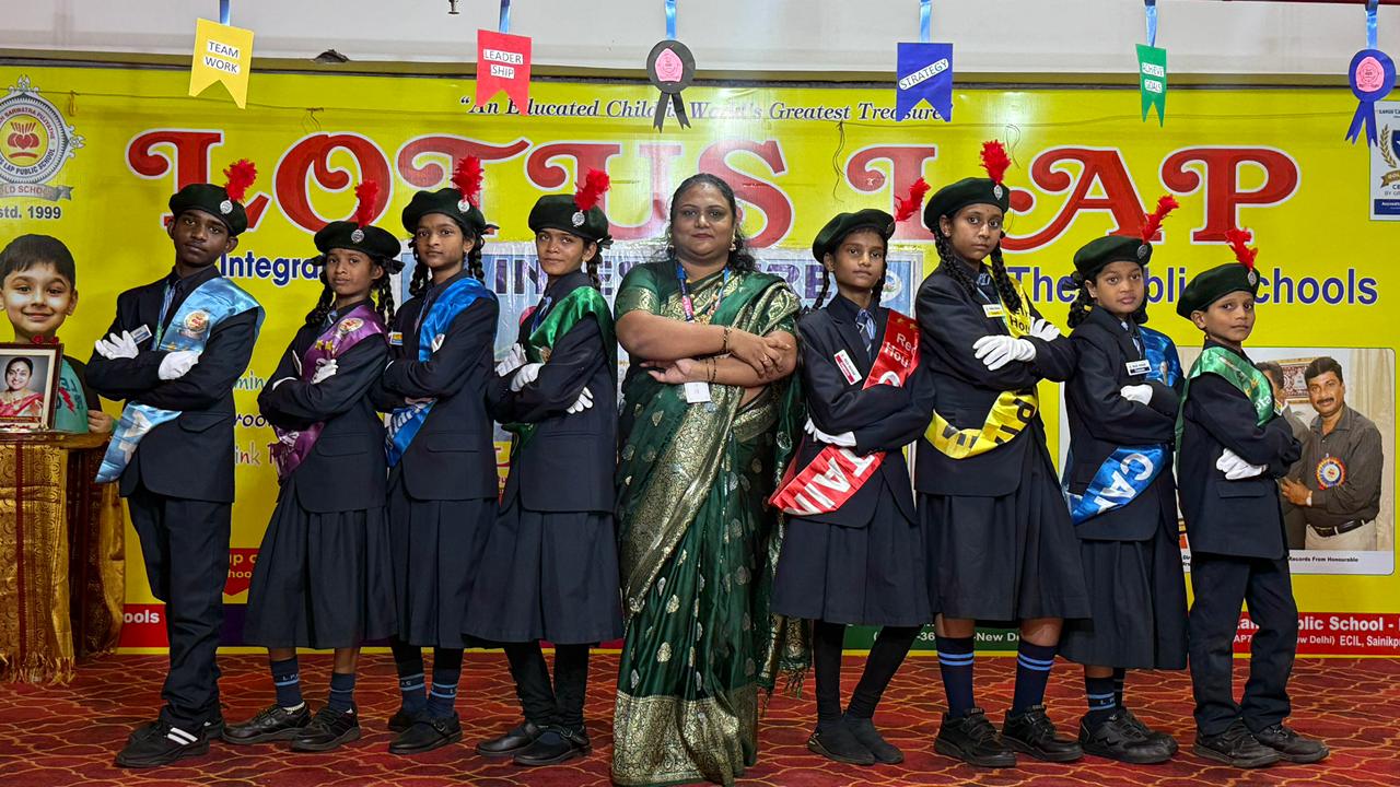 Grand Investiture Ceremony at Lotus Lap Public Schools, Badangpet: Young Leaders Take Charge
