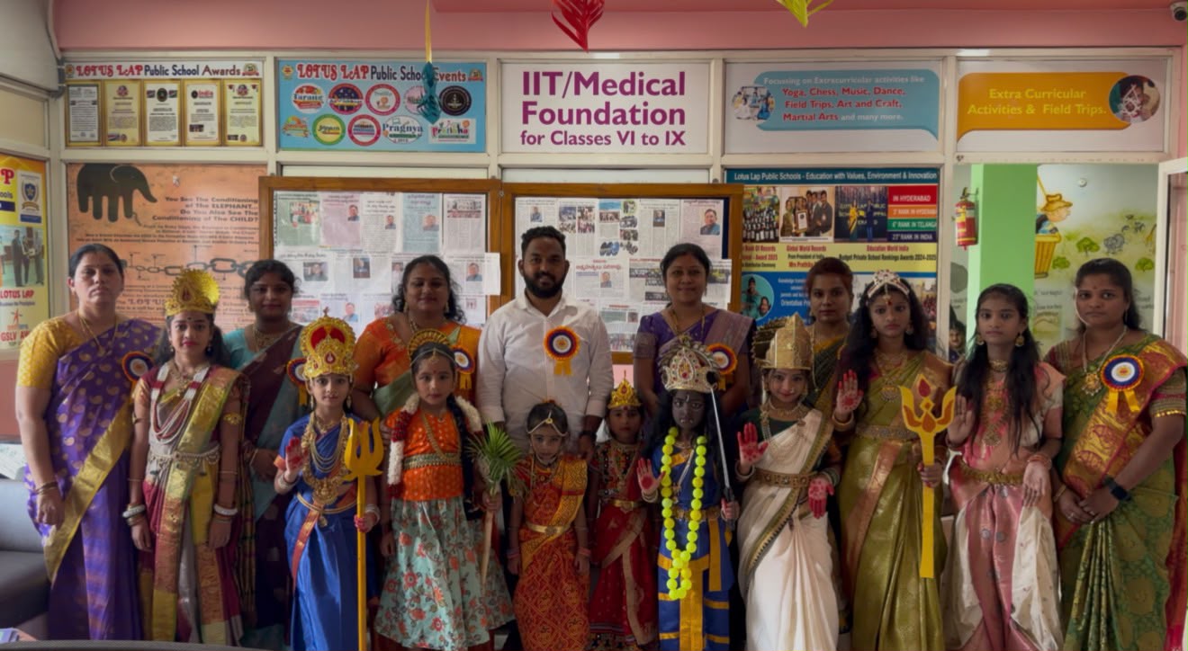 Bathukamma and Dussehra Celebrations at Lotus Lap Public Schools – Dilsukhnagar, Boduppal & Badangpet