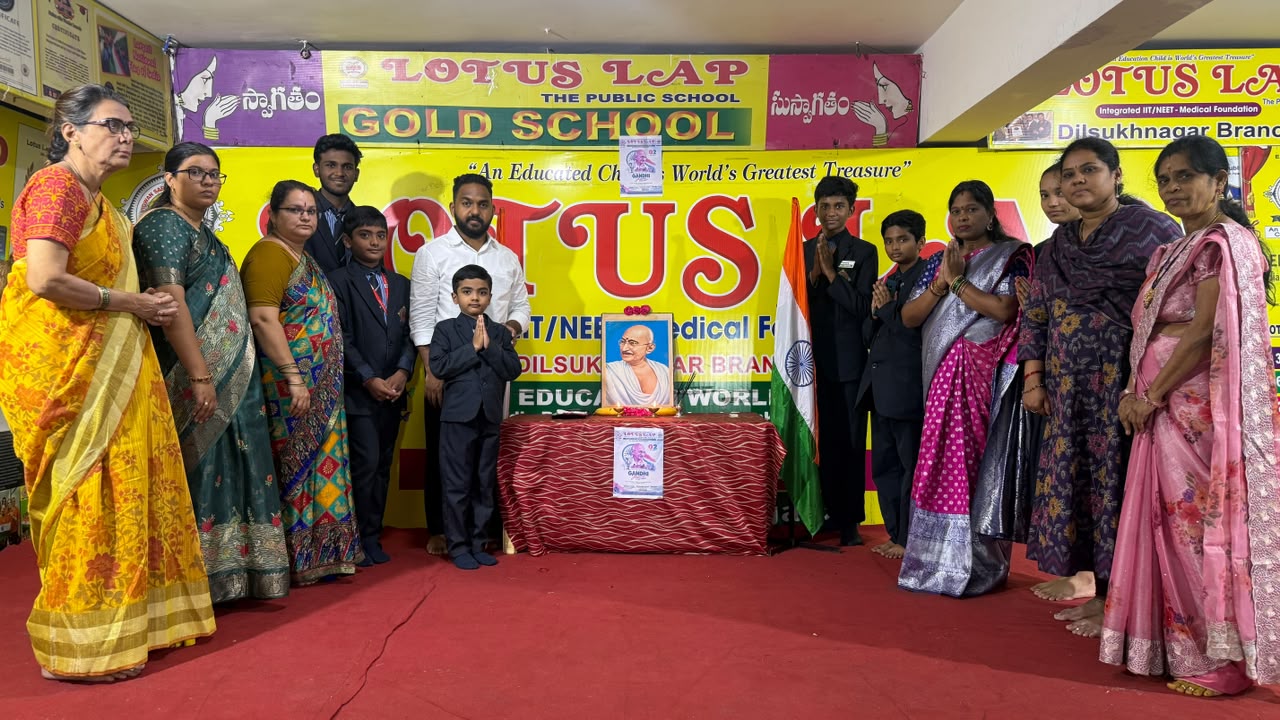 Gandhi Jayanti 2026 Celebrations at Lotus Lap Public Schools, Hyderabad